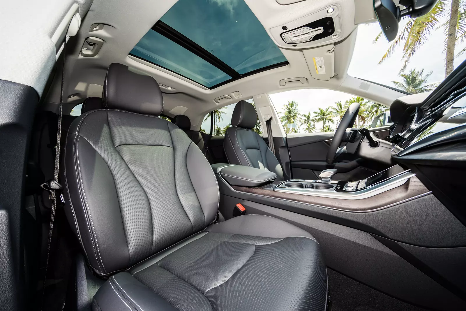 Audi Q8 Quattro crossover — inside the cabin Audi Q8 Quattro Crossover for Rent
