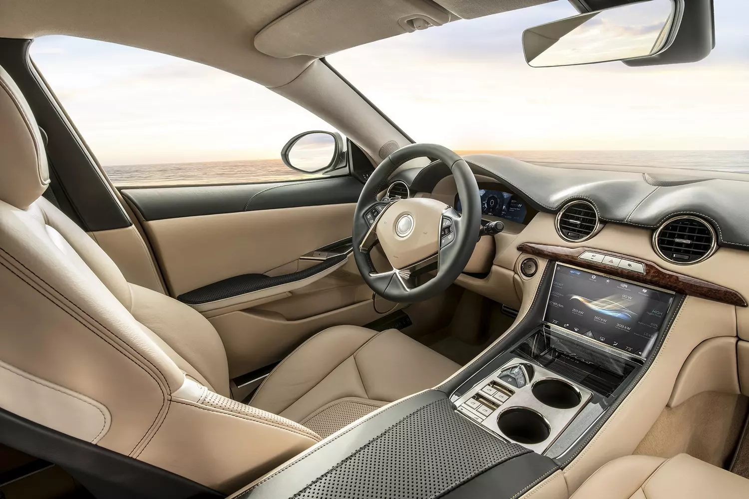 Fisker Karma — interior photo Fisker Karma ES cabin