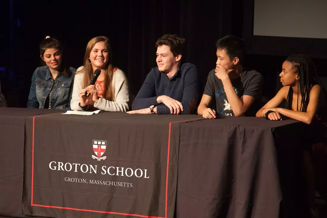 Groton School students Groton School students at a conference