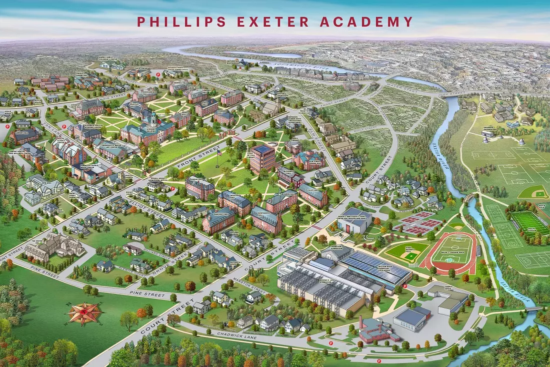 Phillips Exeter Academy Campus Map Phillips Exeter Academy Campus Map