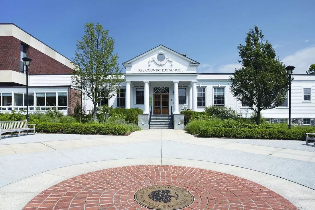 Main building of Rye Country Day School Main building of Rye Country Day School and surrounding area