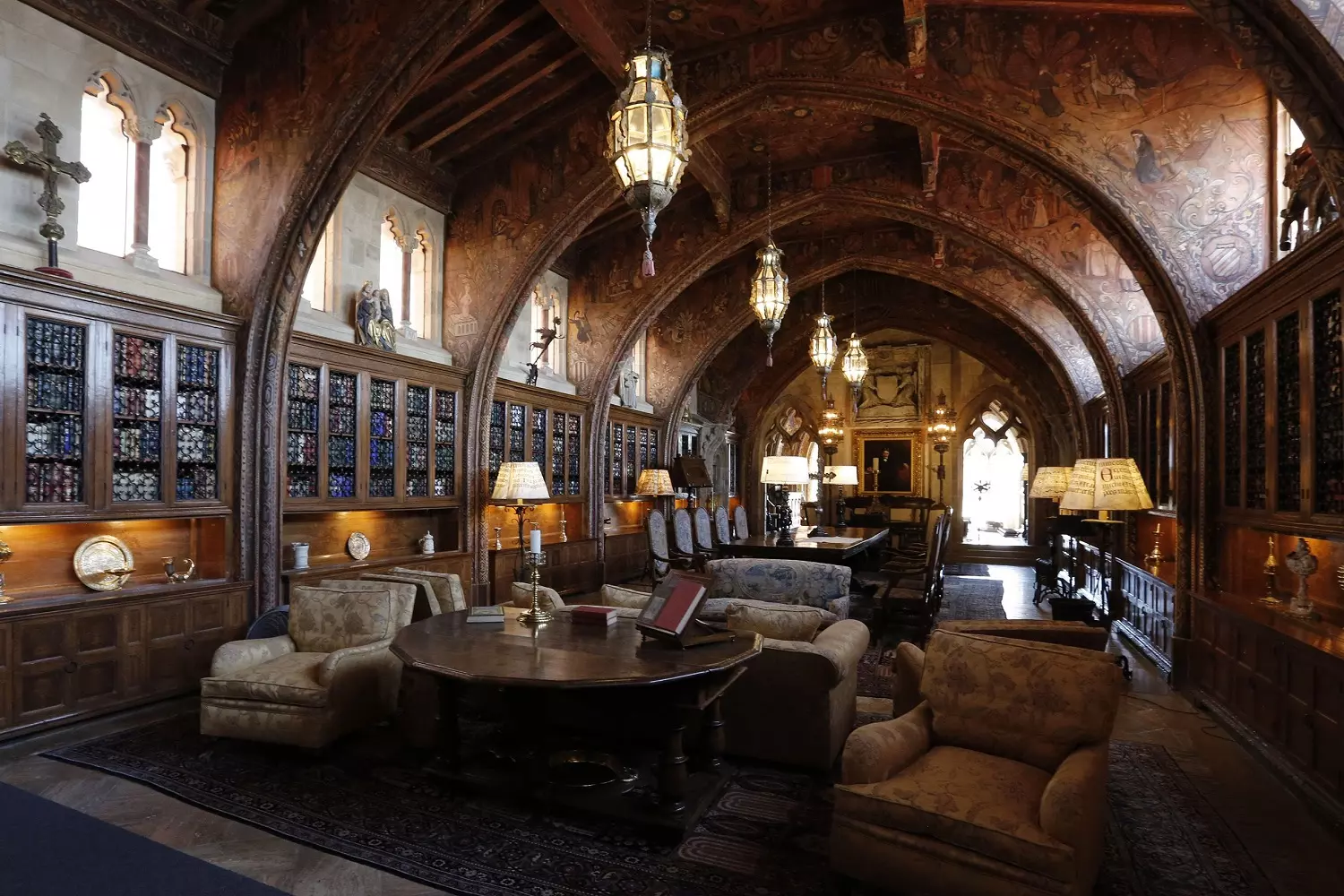 William Randolph Hearst's study William Randolph Hearst's study and personal library