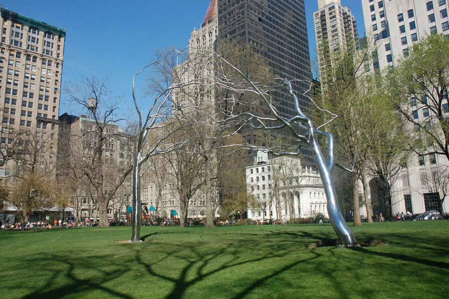 Art installations in Madison Square Park Tree-shaped sculptures in Madison Square Park