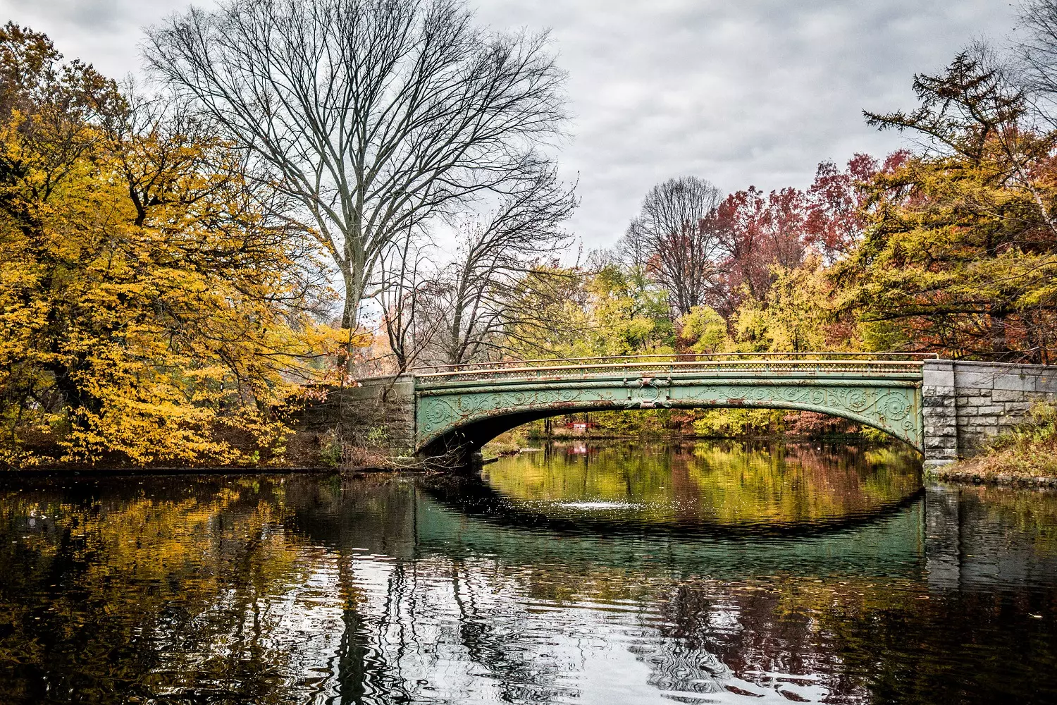 Old bridge over the water in Prospect Park Old bridge in Prospect Park, Brooklyn