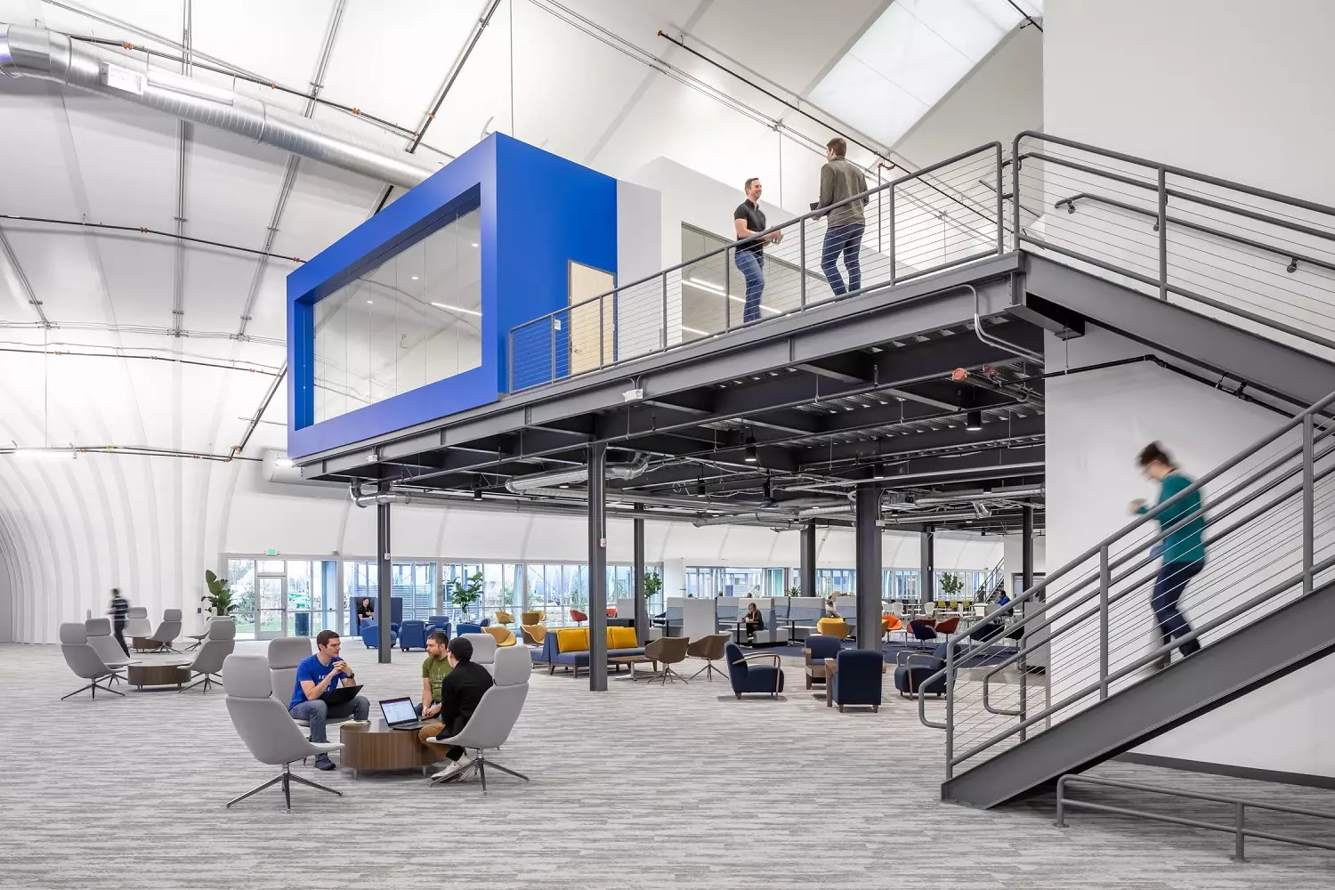 Inside the Blue Origin company office Inside the Blue Origin company office