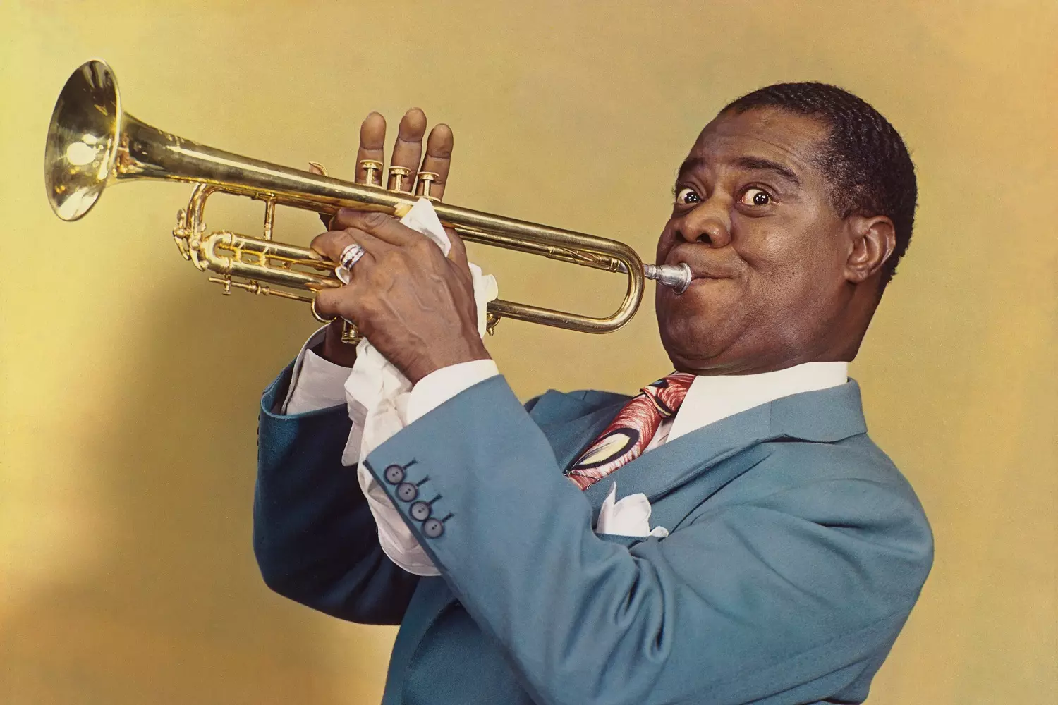 Louis Armstrong — one of the founders of jazz Virtuoso trumpeter and vocalist Louis Armstrong