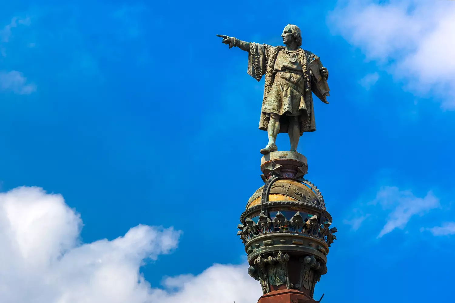 Columbus Day — American Butler Photo of Christopher Columbus Monument in the USA — How Americans Celebrate Holidays
