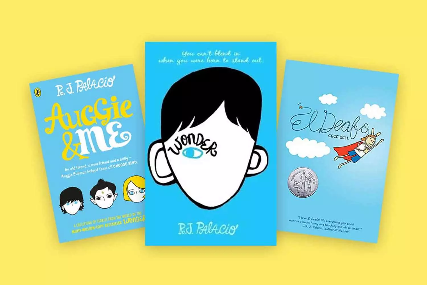 Books by R.J. Palacio — "Wonder" and other stories exploring themes of empathy, acceptance, and courage Books by R.J. Palacio, including the famous "Wonder," a heartfelt story about kindness, acceptance, and self-identity