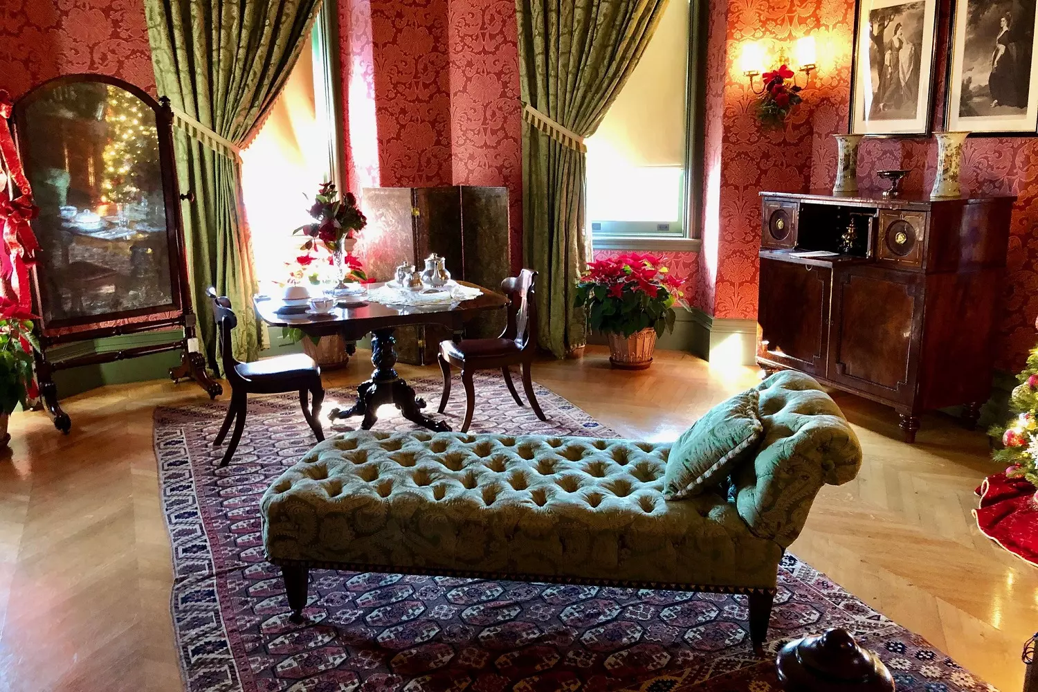 Biltmore interiors — luxury and elegance of the Vanderbilt era One of the rooms of Biltmore Estate