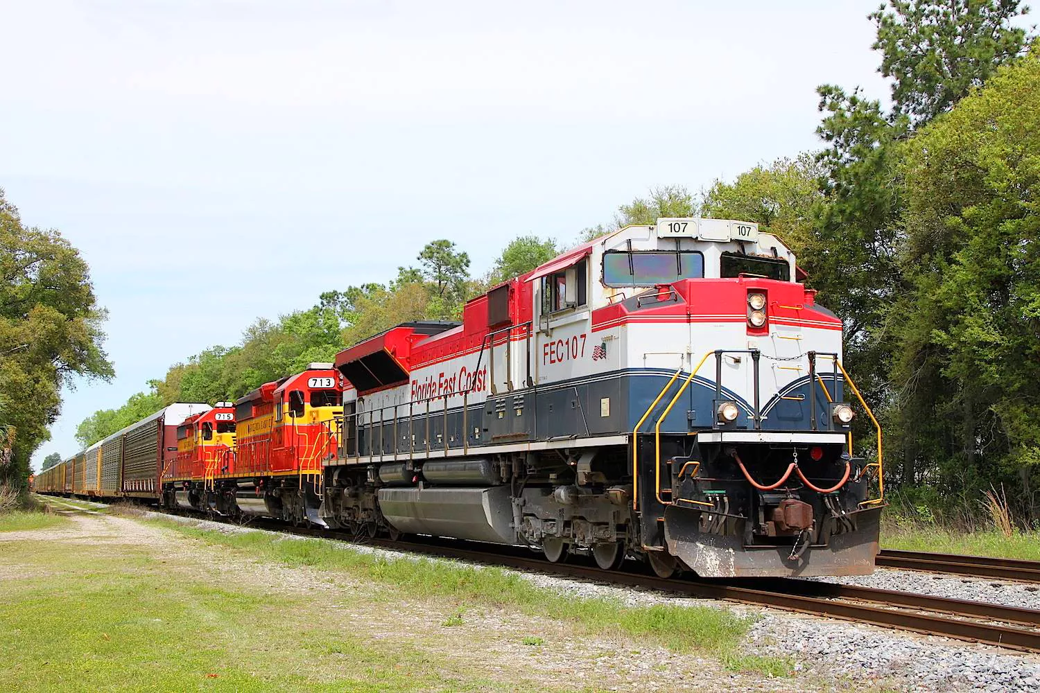 Modern Florida East Coast Railway locomotive Modern FEC locomotive