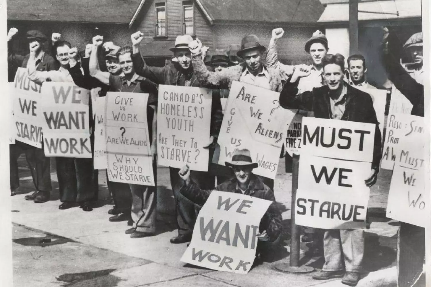Cries for Change: Unemployment Protests During the Great Depression A crowd of unemployed protesters during the Great Depression in the United States, 1930s