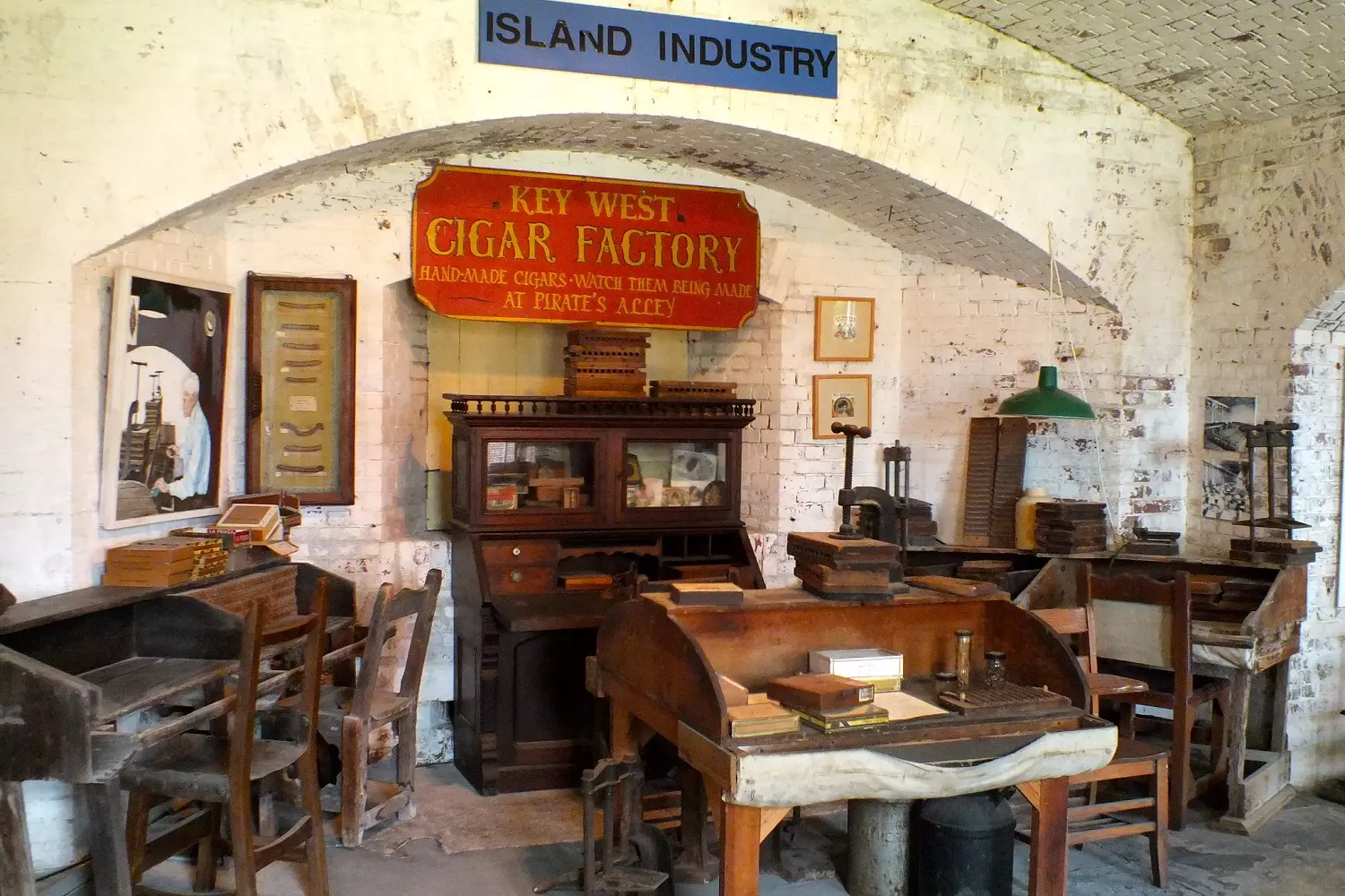 Cigar factory, Key West, Florida Old cigar factory in Key West, Florida