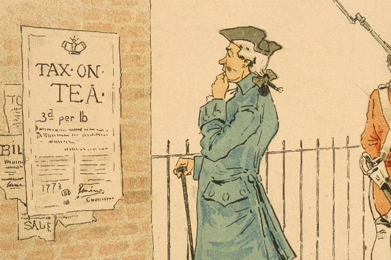 The Tea Act of 1773: illustration The Tea Act of 1773: illustration