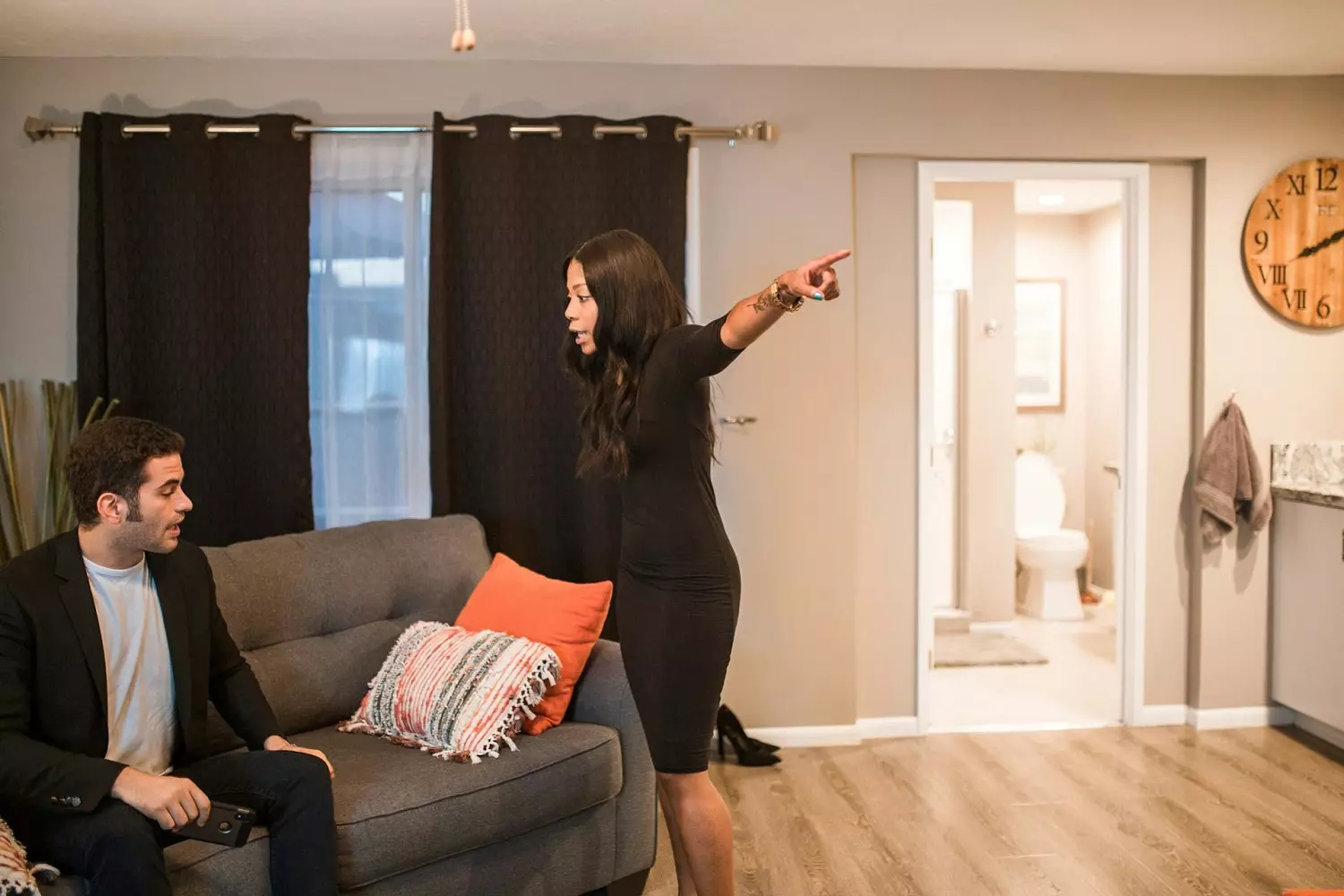 Spouses arguing A married couple arguing