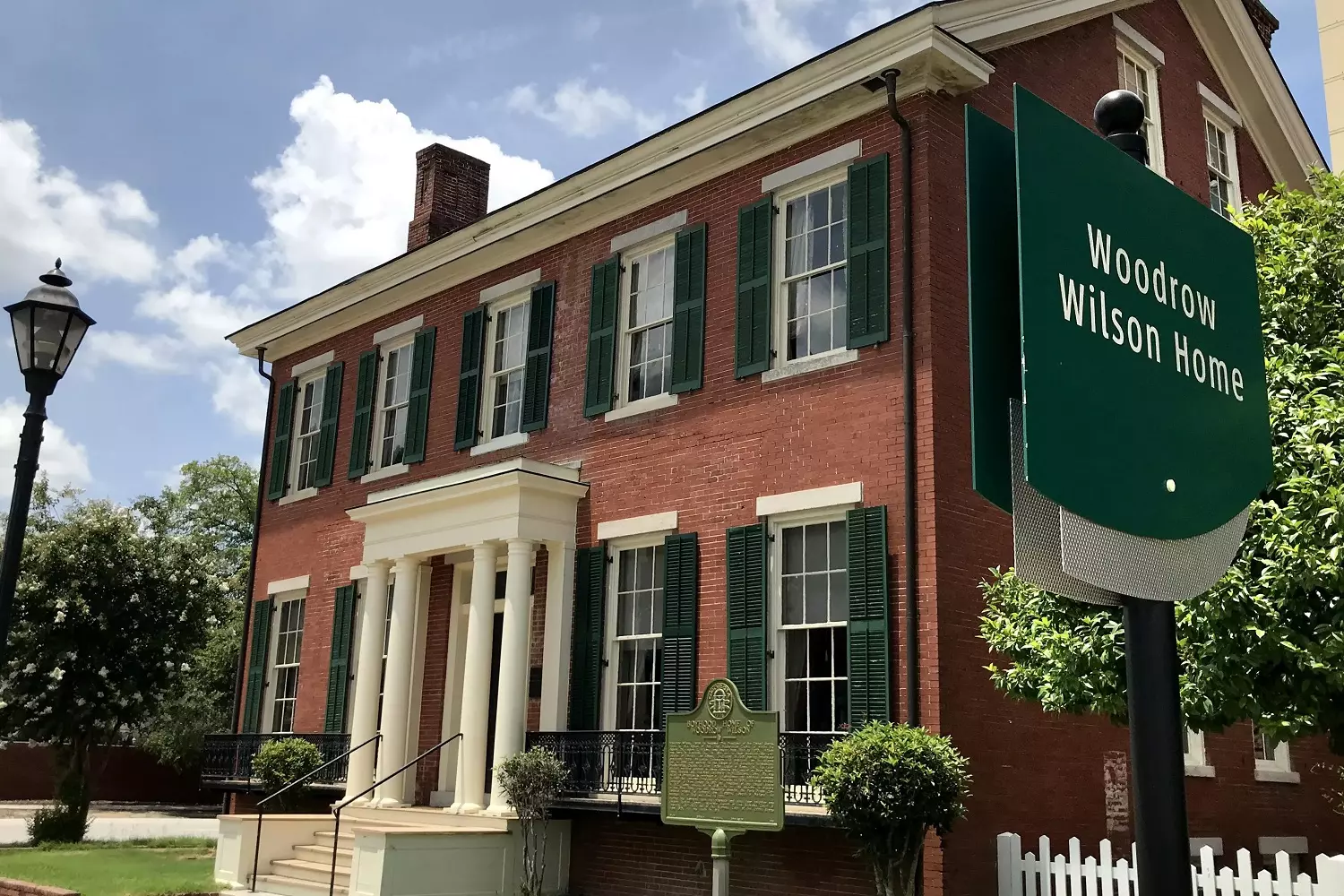 Woodrow Wilson House in Washington Facade of the Woodrow Wilson House