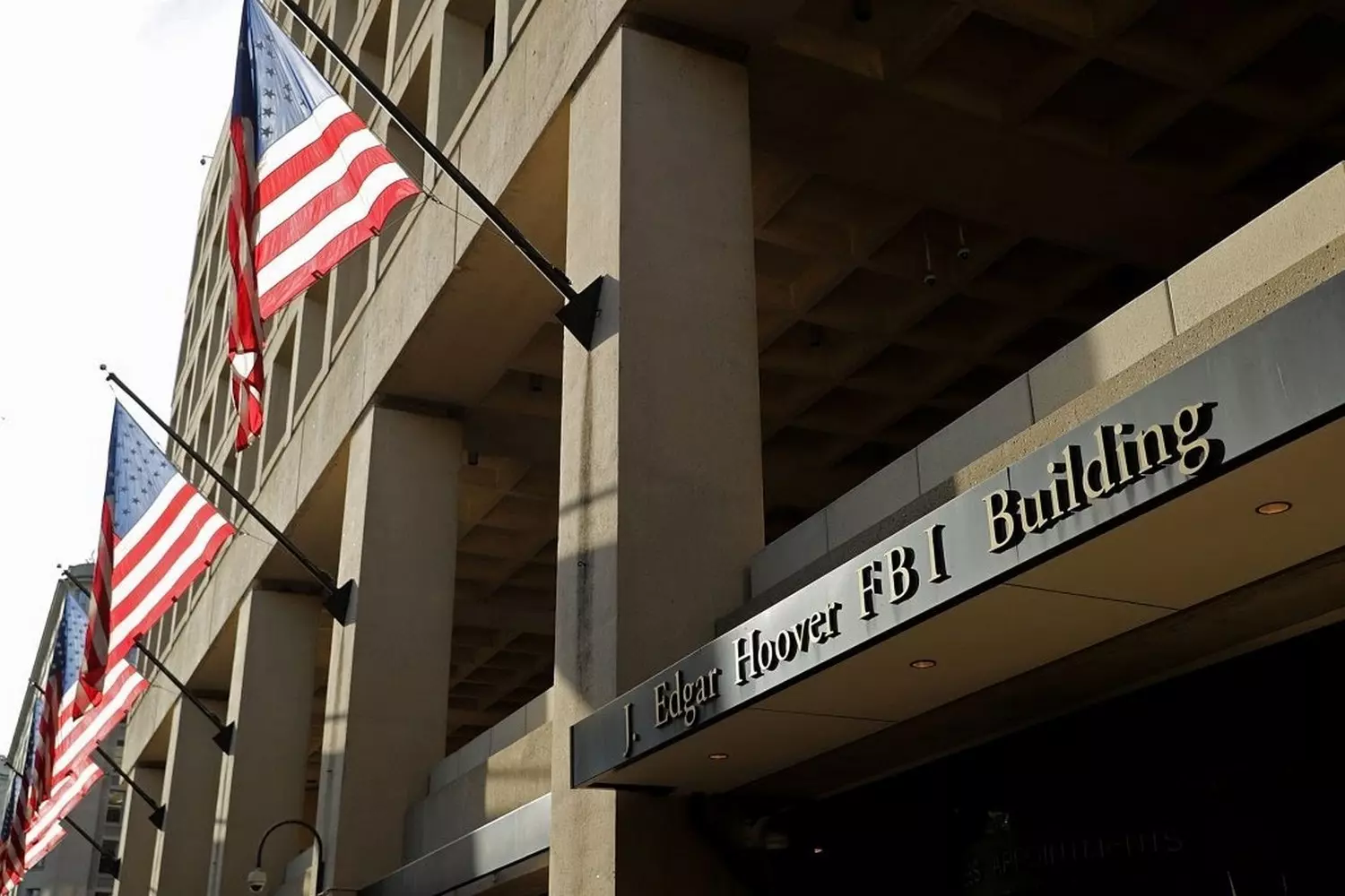 FBI Office Building — Headquarters of Federal Law Enforcement in the US The exterior of an FBI office building with official signage, representing federal investigations and national security in the United States