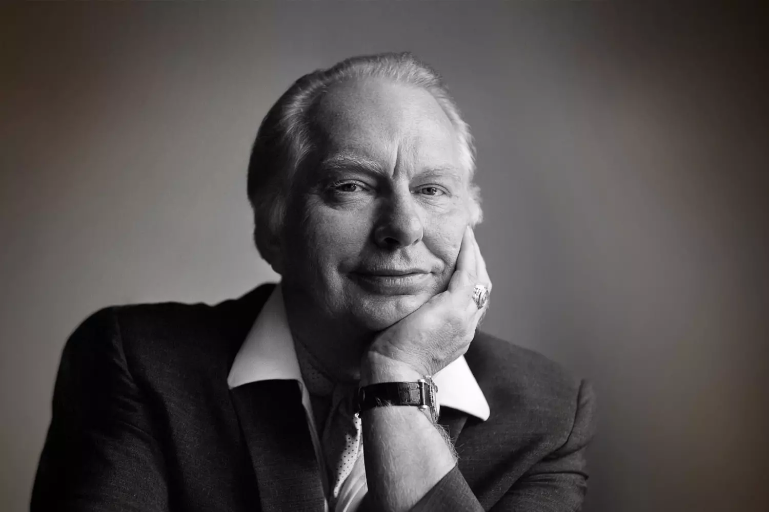 Portrait of L. Ron Hubbard, the founder of the Church of Scientology Lafayette Ron Hubbard, founder of Scientology