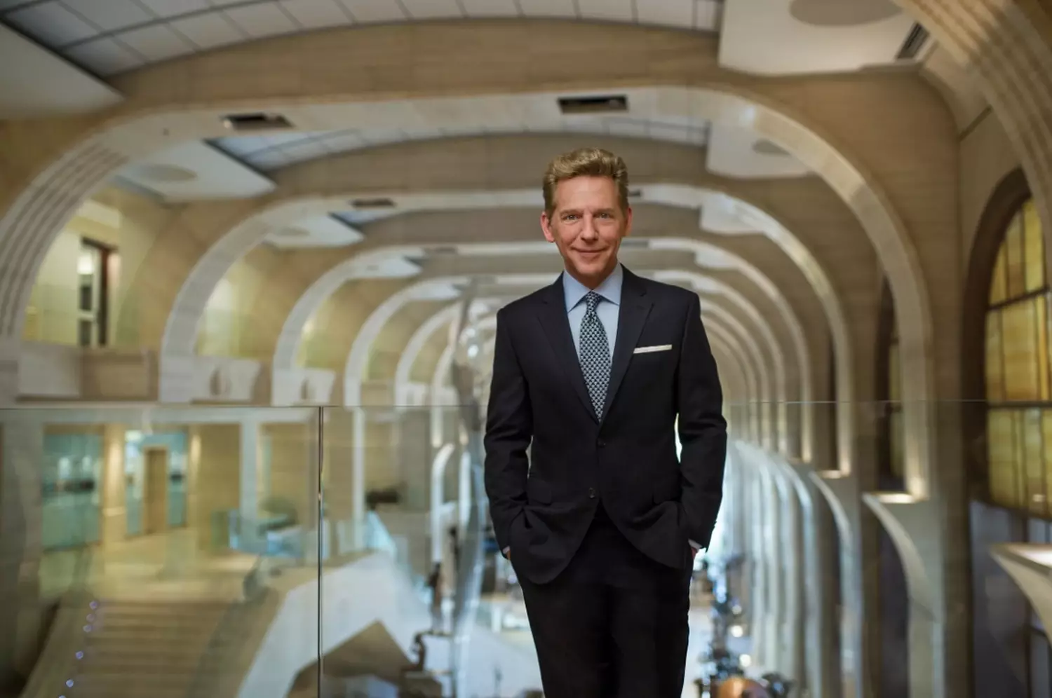 David Miscavige speaking as the current leader of the Church of Scientology David Miscavige, current leader of the Church of Scientology