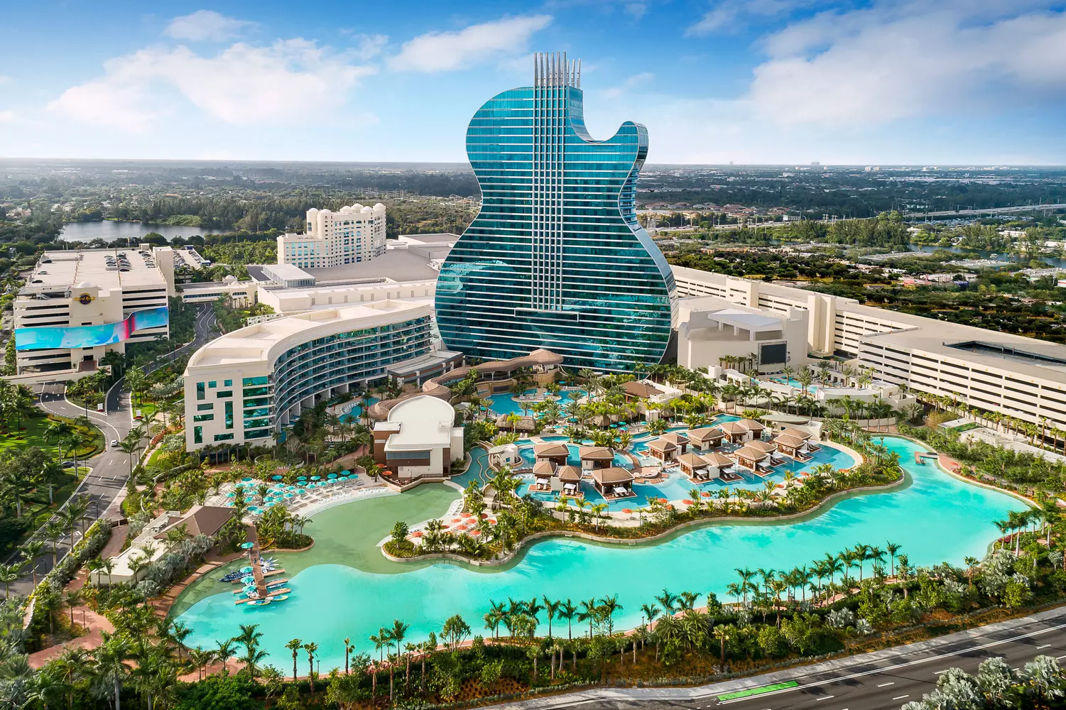 Seminole Hard Rock Hotel & Casino Seminole Hard Rock Hotel & Casino with its iconic guitar-shaped hotel tower