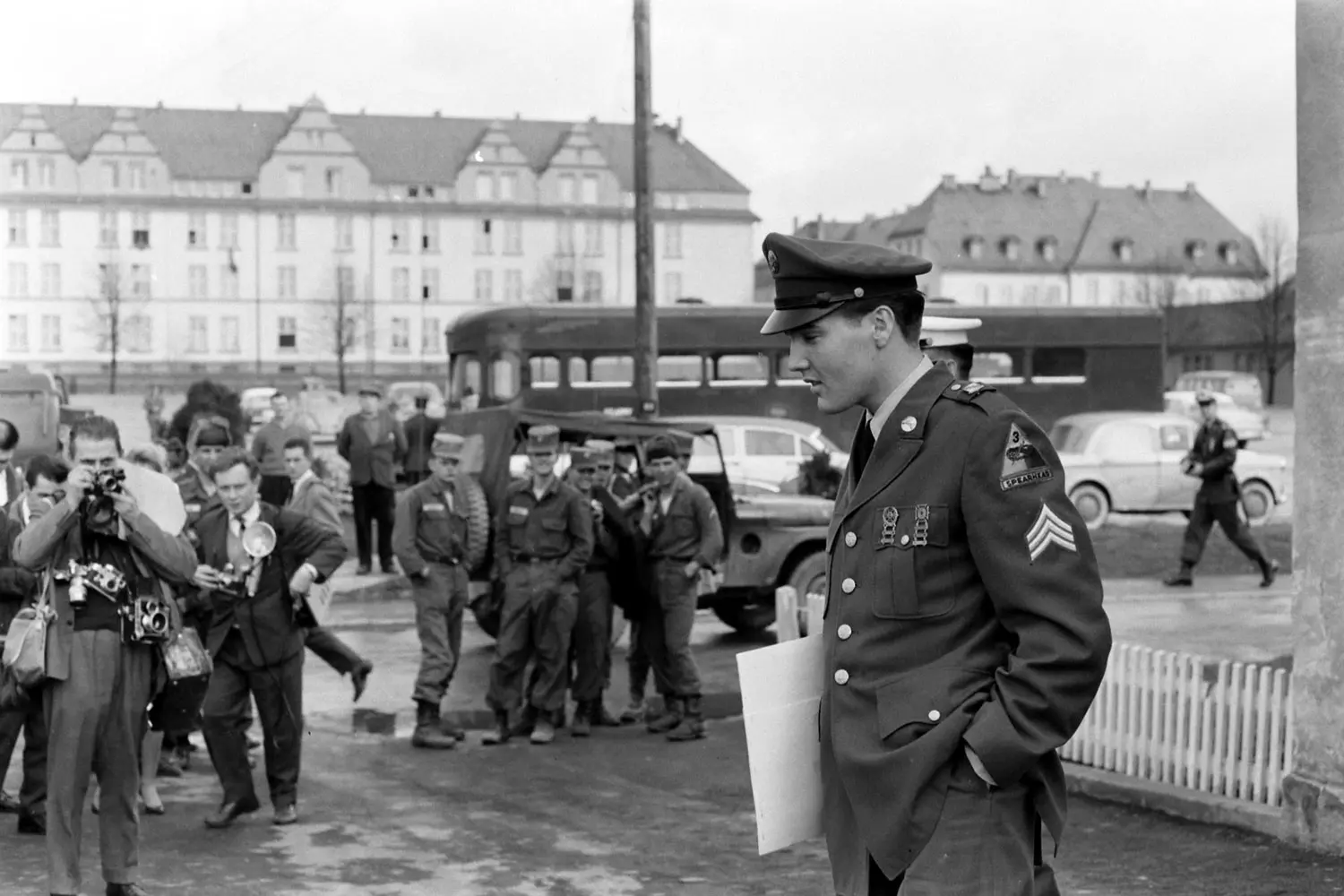 Elvis Presley during his service in the U.S. Army — a new chapter in the King’s life Elvis Presley in military uniform