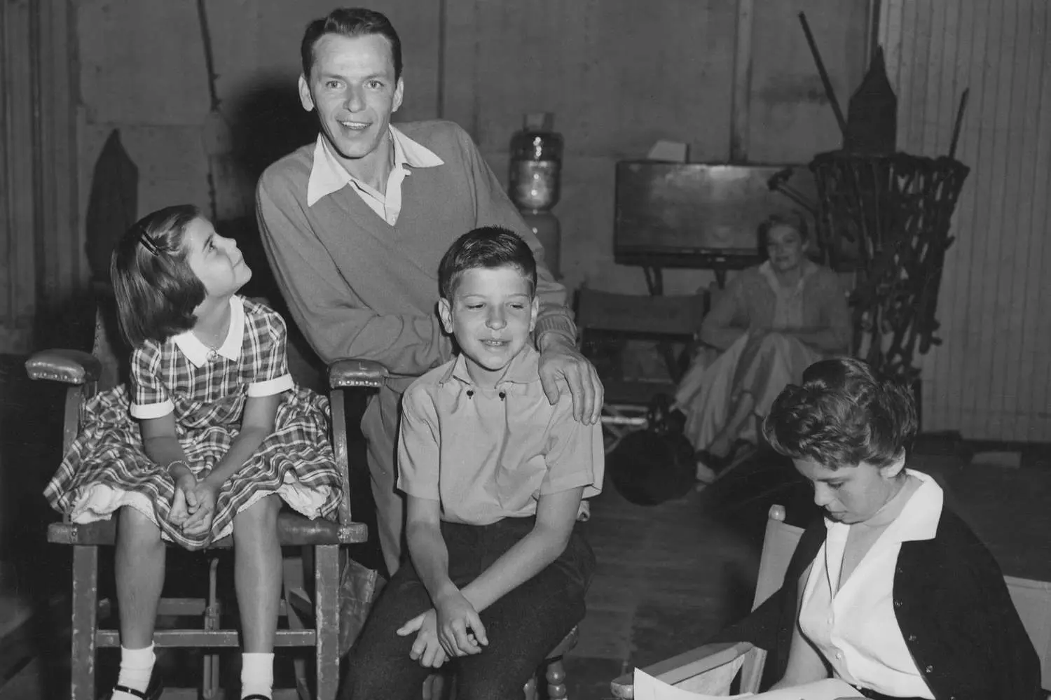 Frank Sinatra — Father: Untold Pages of His Personal Life Rare Shot: Sinatra with Family, 1960s