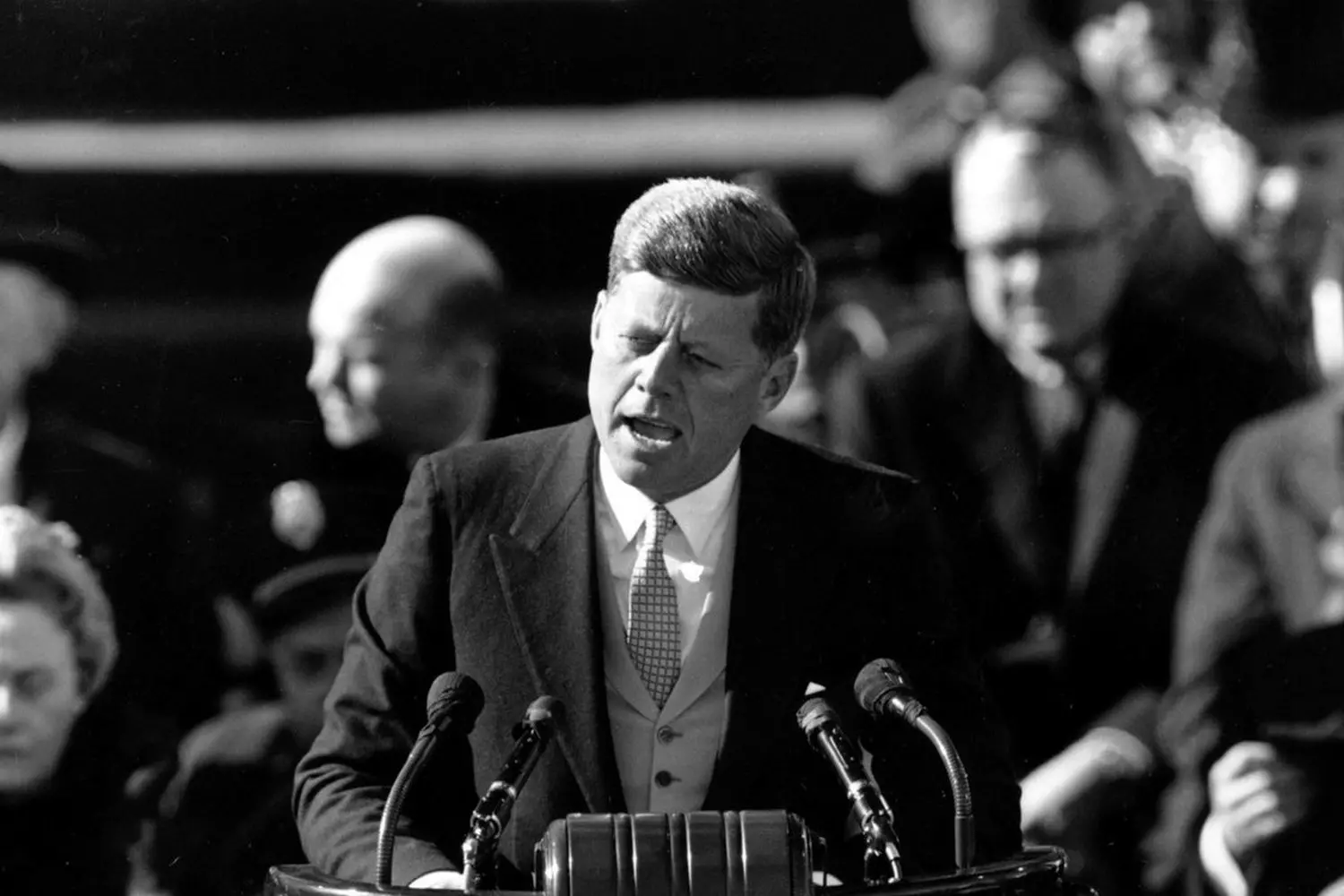 JFK Mid-Speech: Presidential Charisma in Motion President John F. Kennedy in Mid-Speech: Capturing the Charismatic Oratory that Defined a Generation