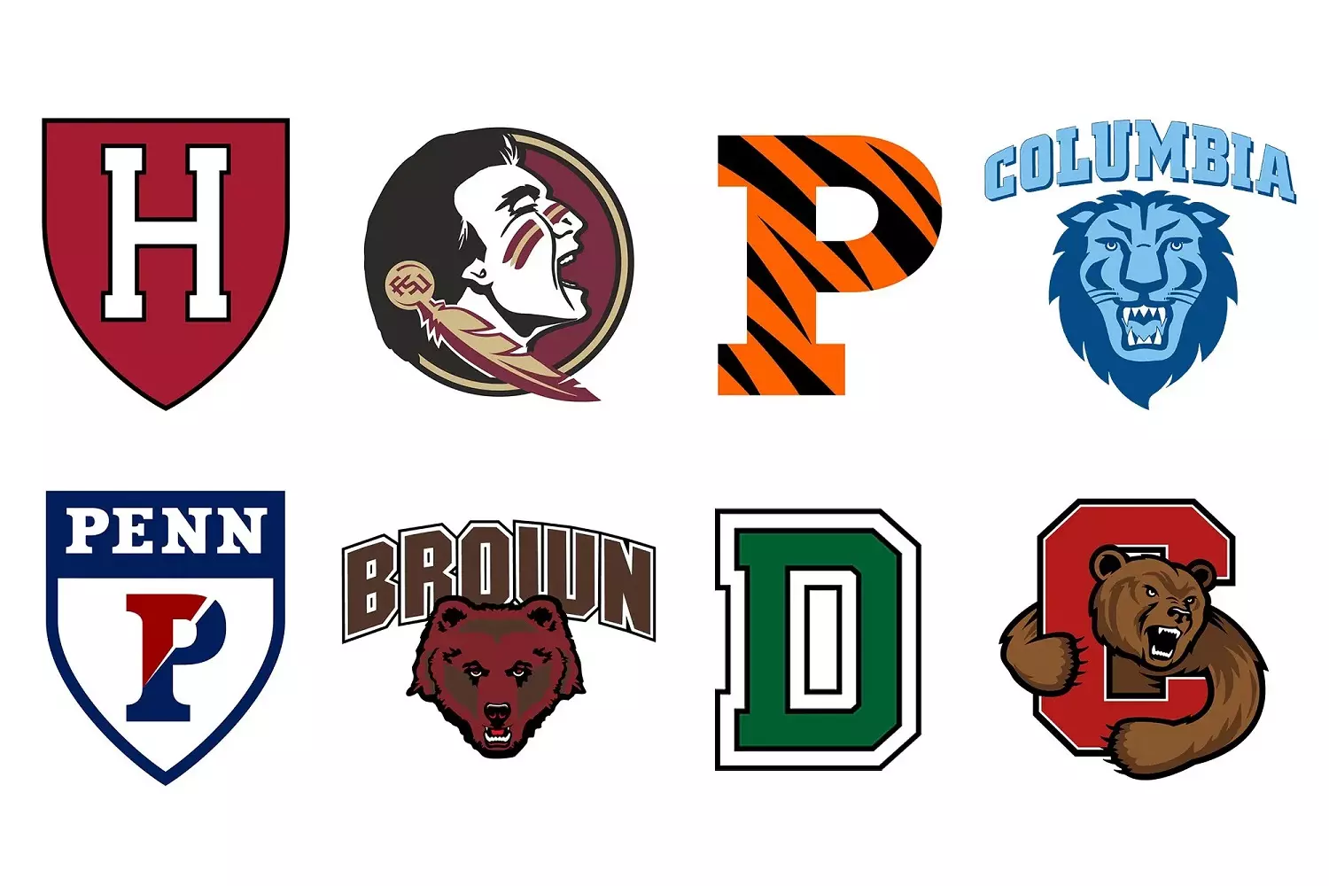 Ivy League Universities Emblems of the Ivy League Universities