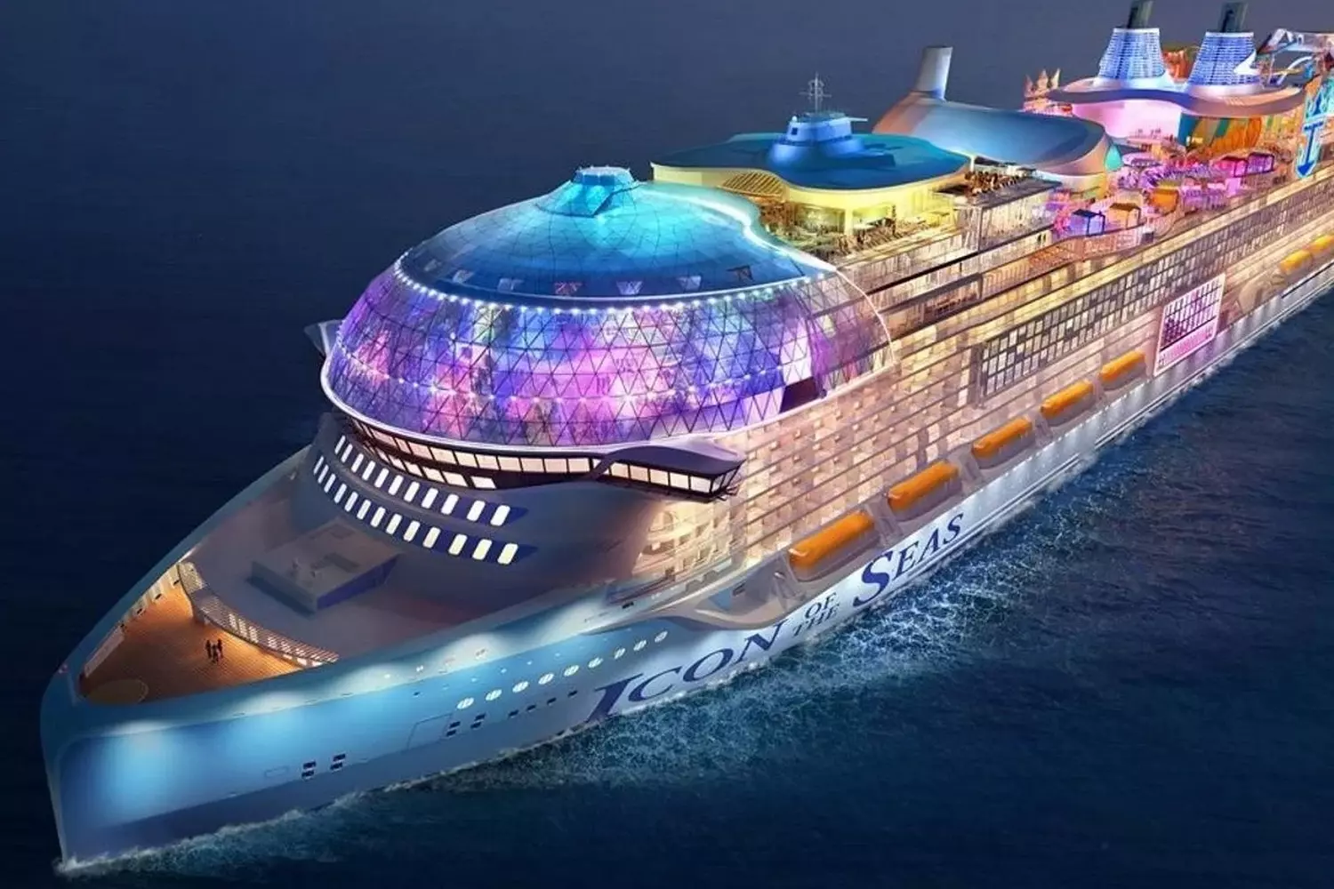 Royal Caribbean — A Floating City of Luxury and Adventure Royal Caribbean cruise ship at sea
