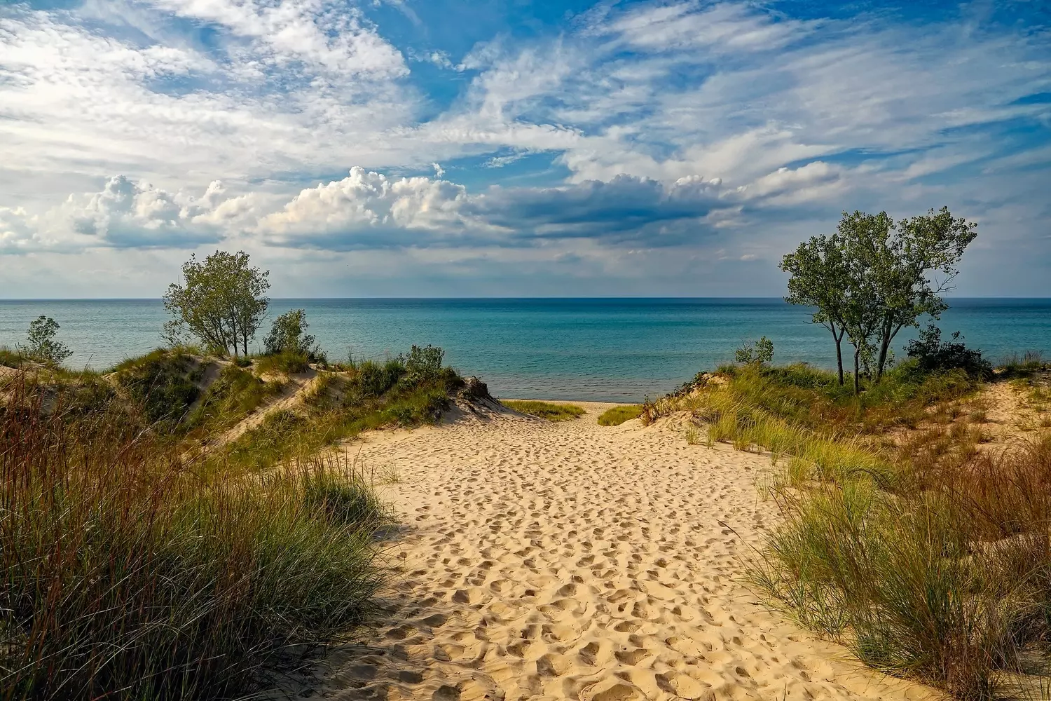 Nature's Masterpiece: The Great Lakes From Above Breathtaking panoramic view of all five Great Lakes showcasing their deep blue colors and massive scale