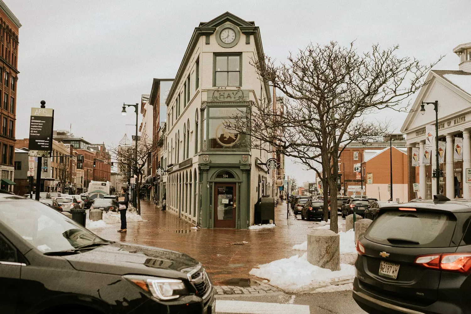 New England in January New England in winter