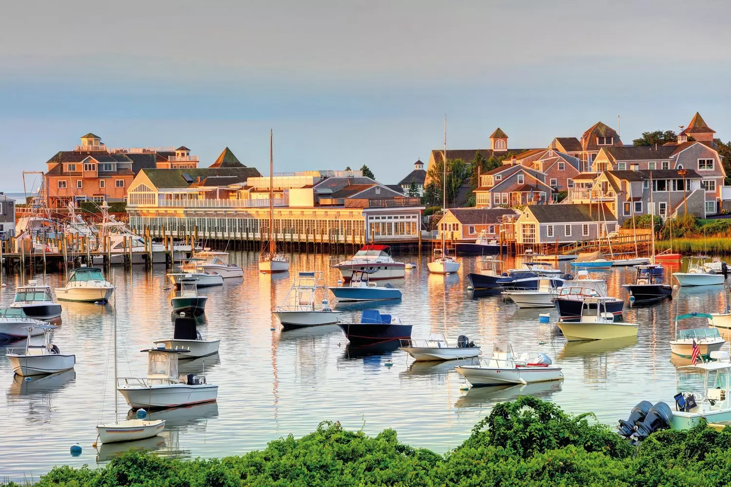 Beauties of New England Beautiful New England landscape in the USA