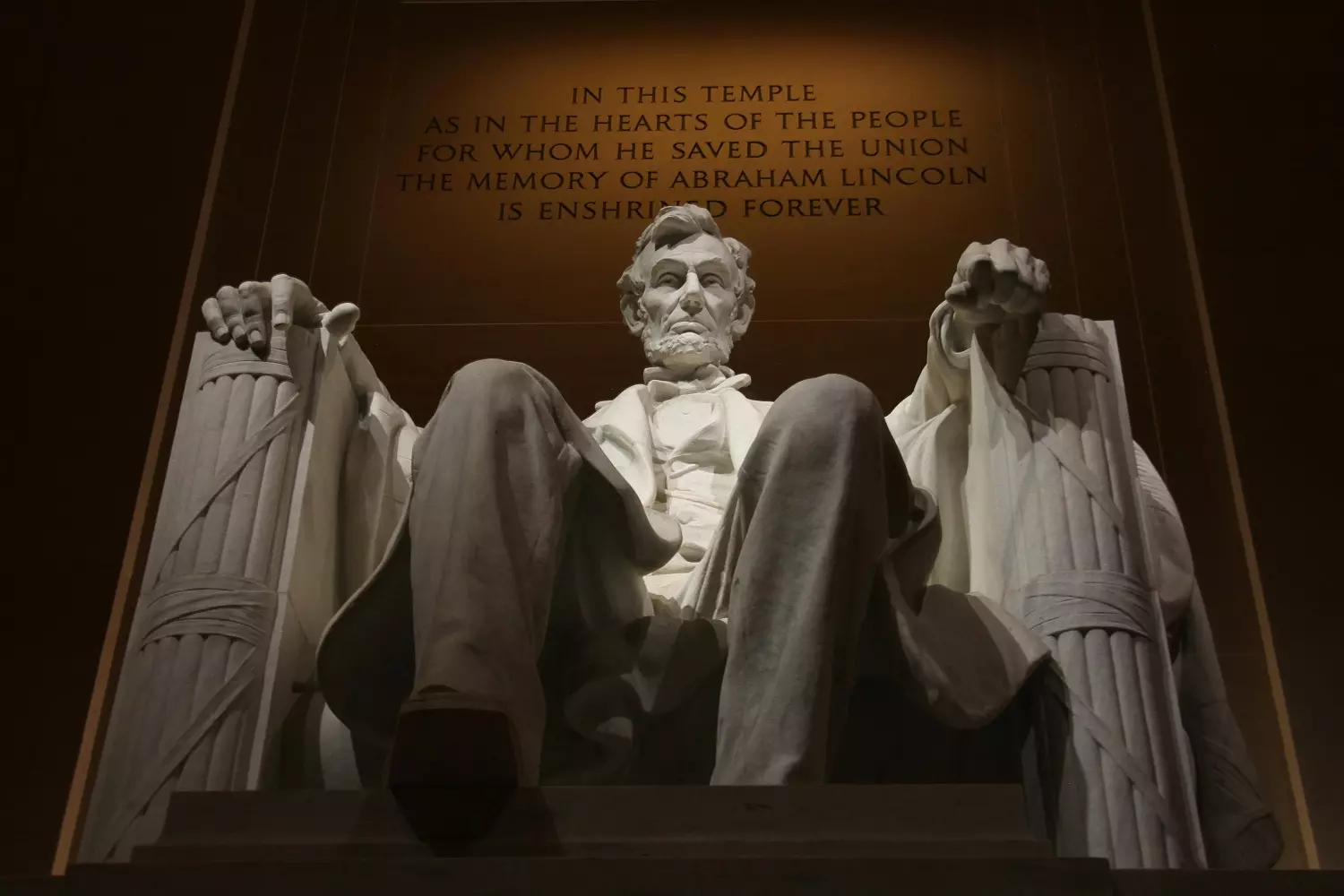 Statue of Abraham Lincoln Statue of Abraham Lincoln in Washington D.C.
