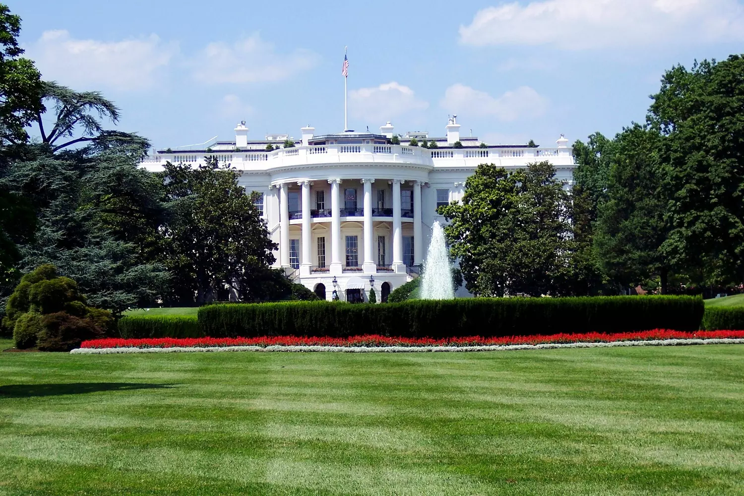 The White House in Washington D.C. The White House — the official residence of the President of the United States